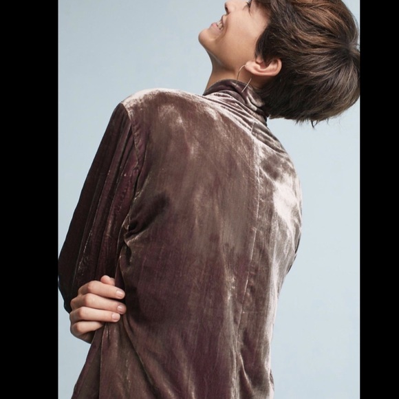 Cartonnier Iridescent Crushed Velvet Blazer S - Picture 7 of 8